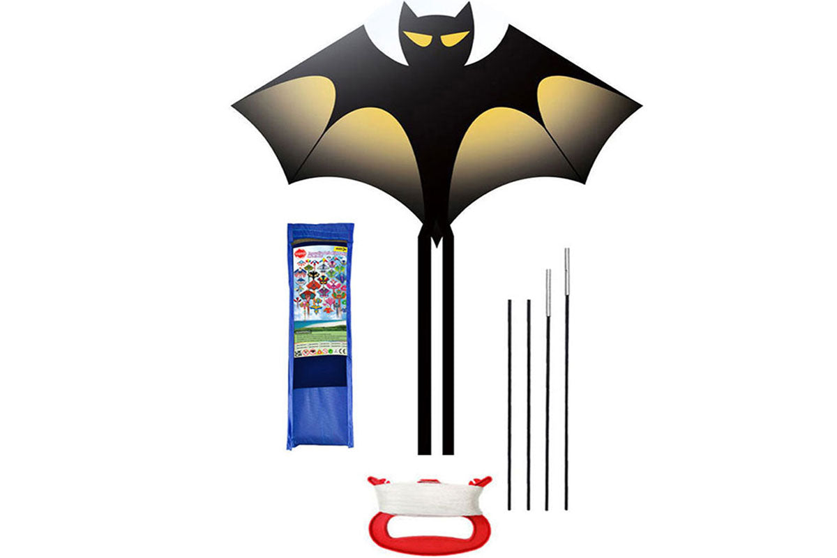 Huge Delta Kite For Kids Beginners Single Line With Tail Beach Kite