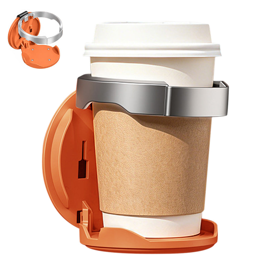 Adjustable Folding Car Door Cup Holder Clip-On Drink Organizer