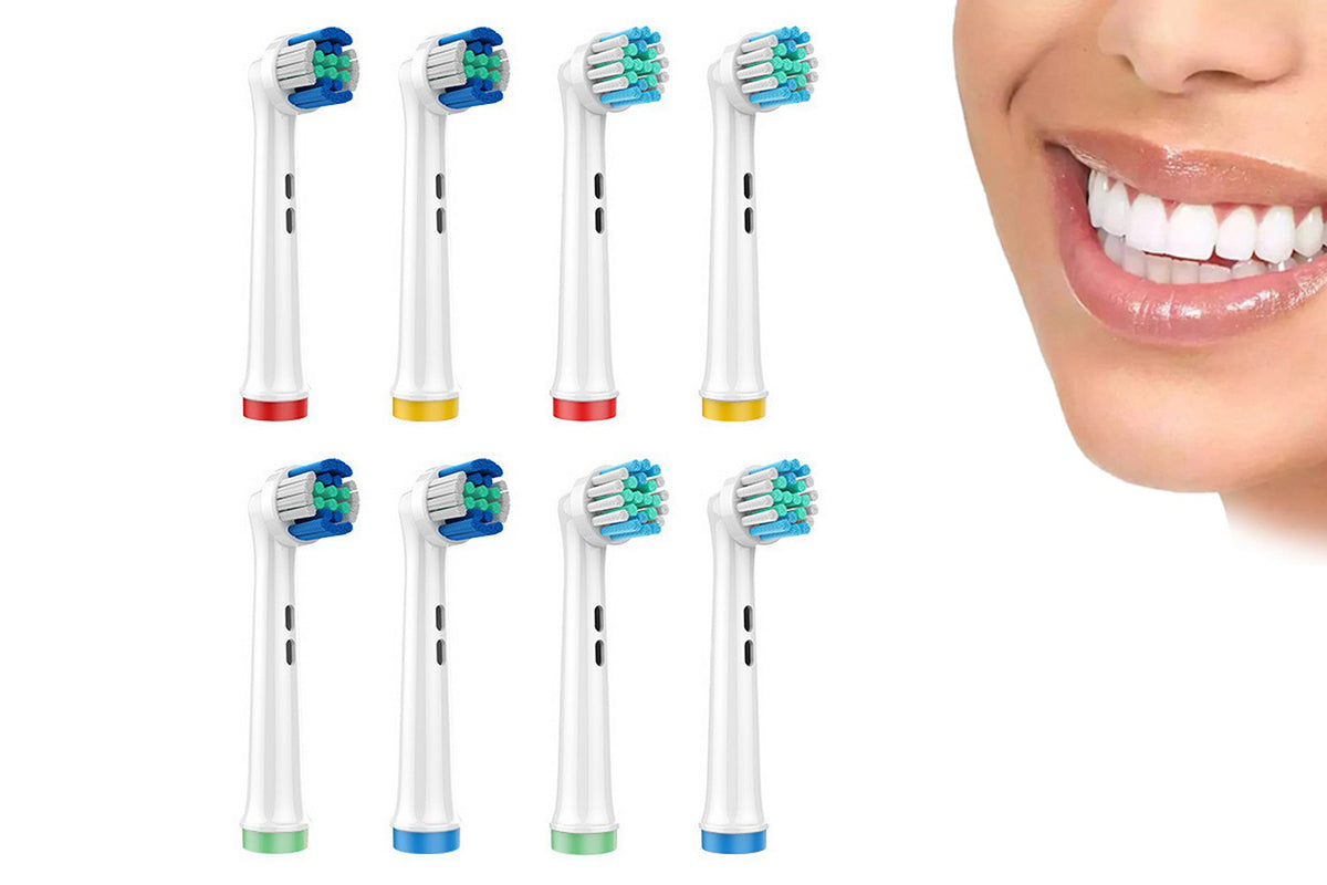 8Pcs Replacement Toothbrush Heads Compatible with Oral B Toothbrush