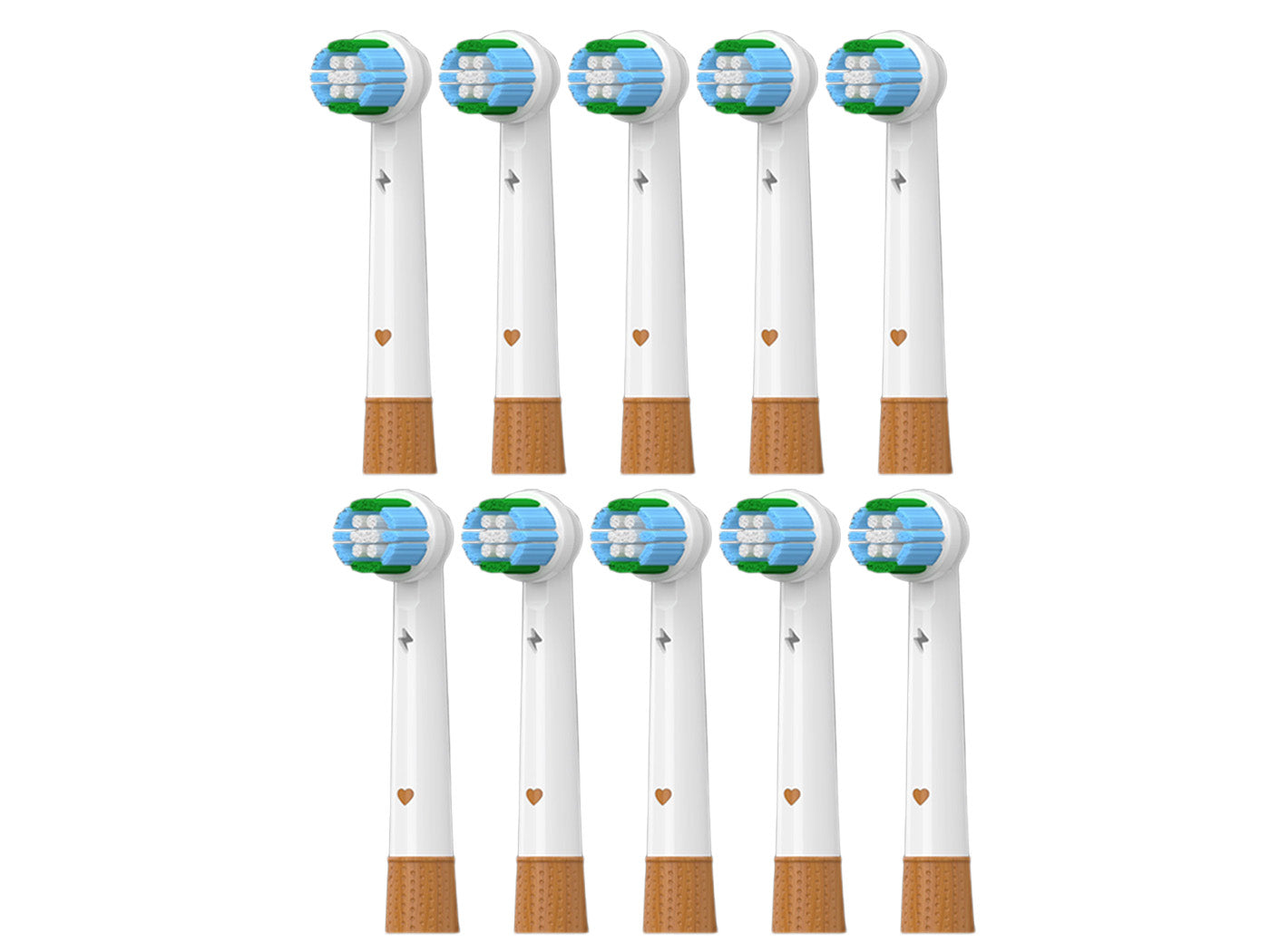 10Pcs Electric Toothbrush Replacement Brush Heads Refill for Oral B Braun