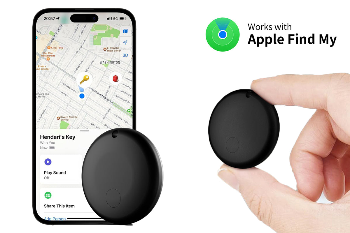 2 X Bluetooth Tracker Locator Tag Wallet Tracker GPS Item Finder Compatible with Apple Find My