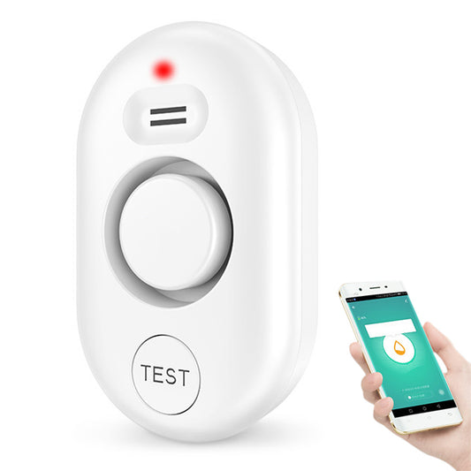 WiFi Water Leak Detector with APP Push 100dB Water Sensor Alarm Leak Detector for Home