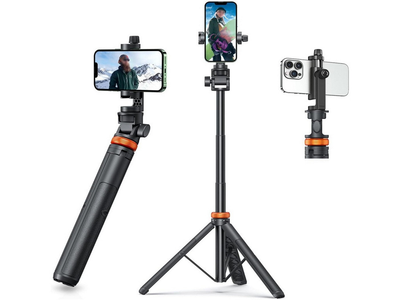 Extendable Selfie Stick Tripod Phone Tripod Phone Tripod Stand Travel Tripod