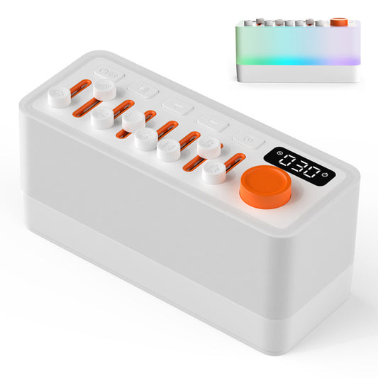 White Noise Sleep Sound Machine with Night Light and Sleeper Timer
