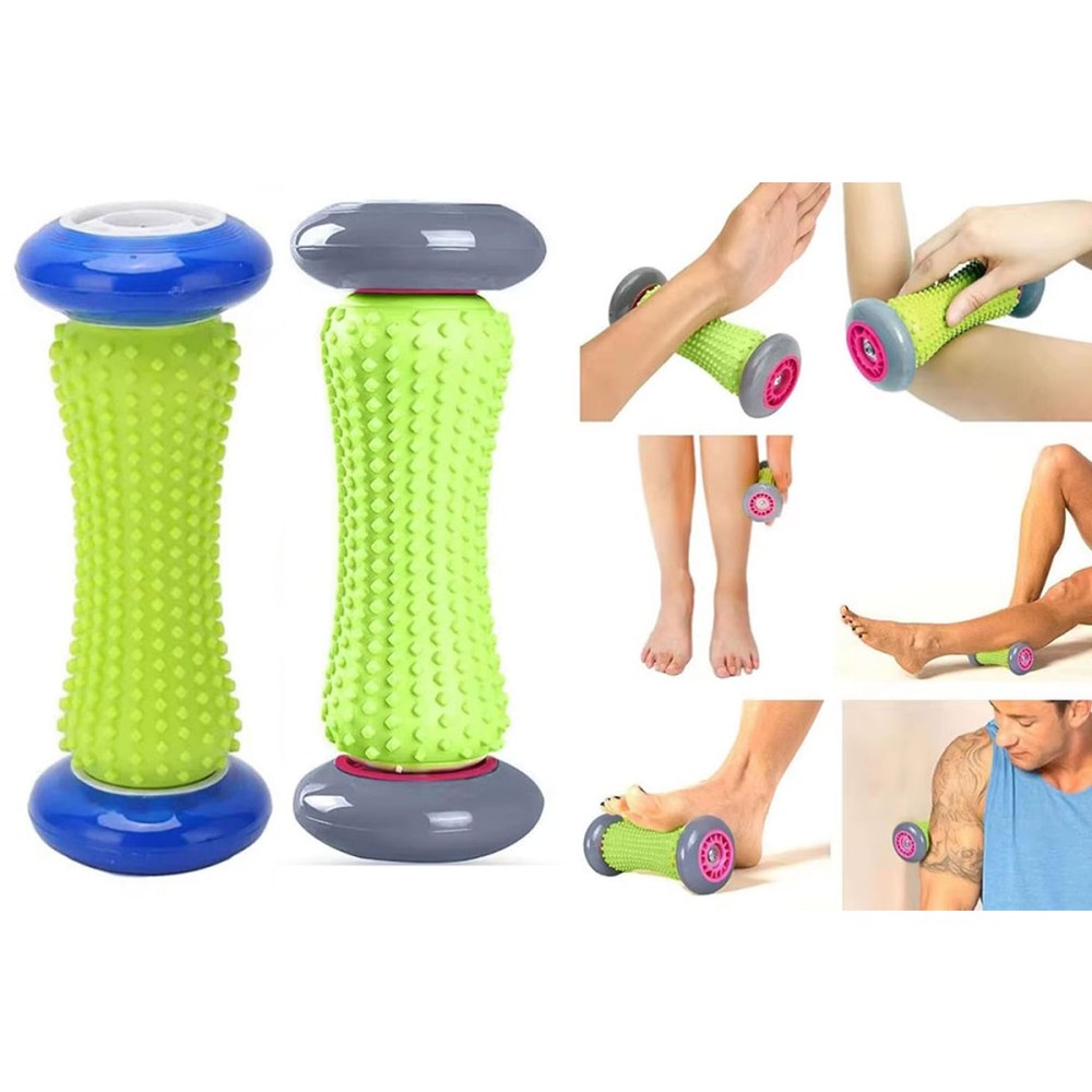 Foot Massage Roller to Relieve Pain and Stress with Two Massage Balls