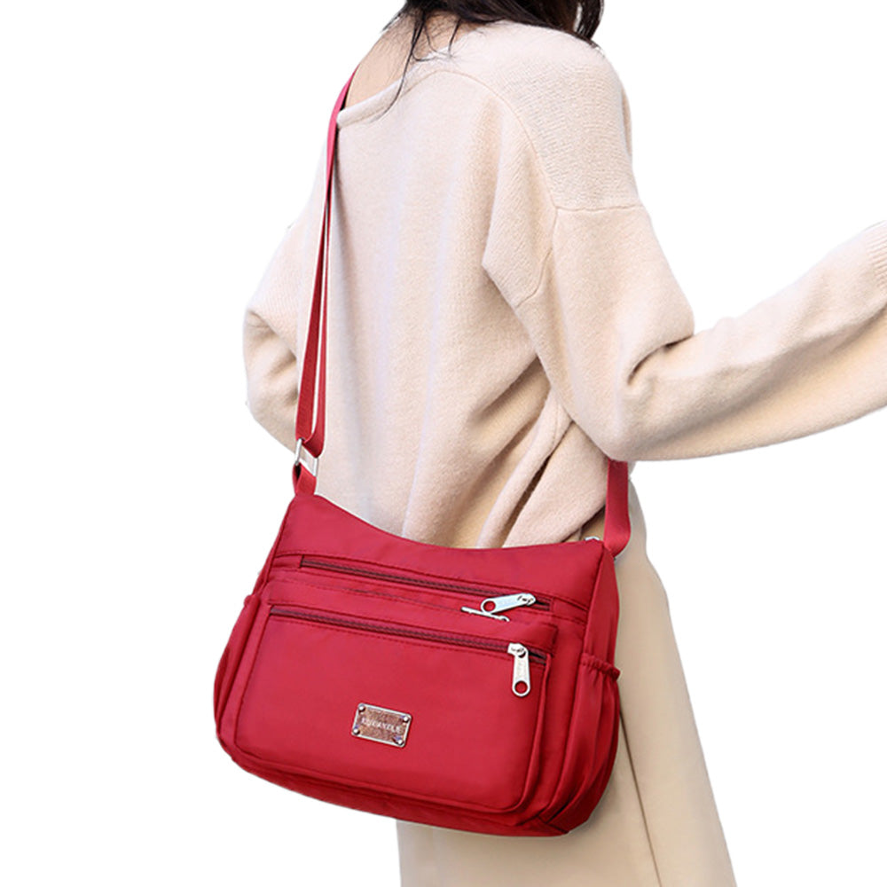 Women Shoulder Handbag Roomy Multiple Pockets Bag Ladies Crossbody Purse