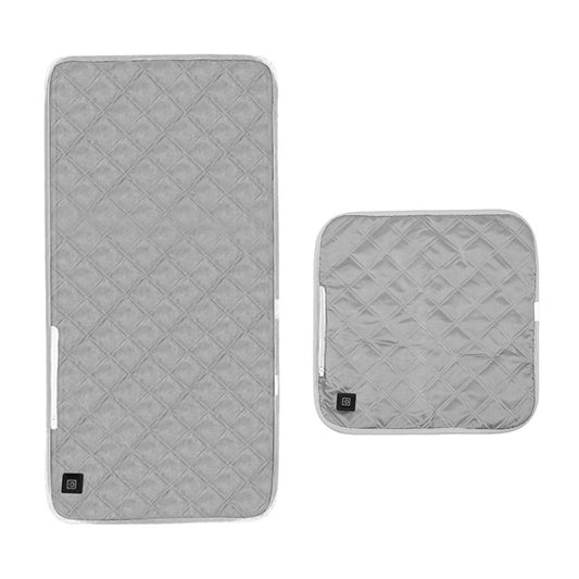 USB Heated Seat Chair Cushion Seat Cushion With 3 Heating Modes-Grey