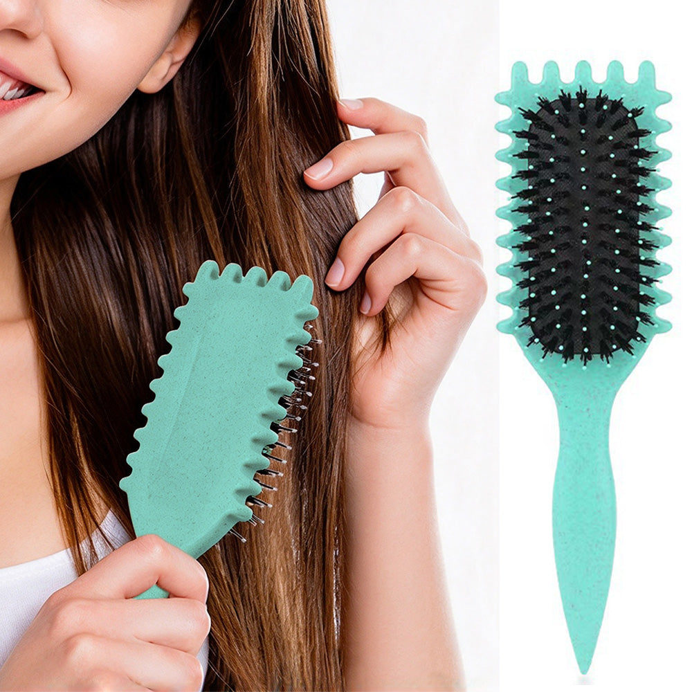 Large Wave Curl Styling Detangling Hair Brush for Daily Use