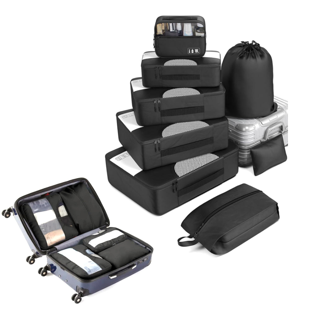 8Pcs Travel Luggage Packing Cube Compression Bags