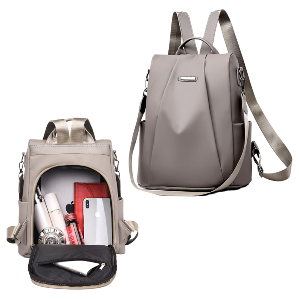 Women Anti-Theft Backpack Detachable Strap Handbag