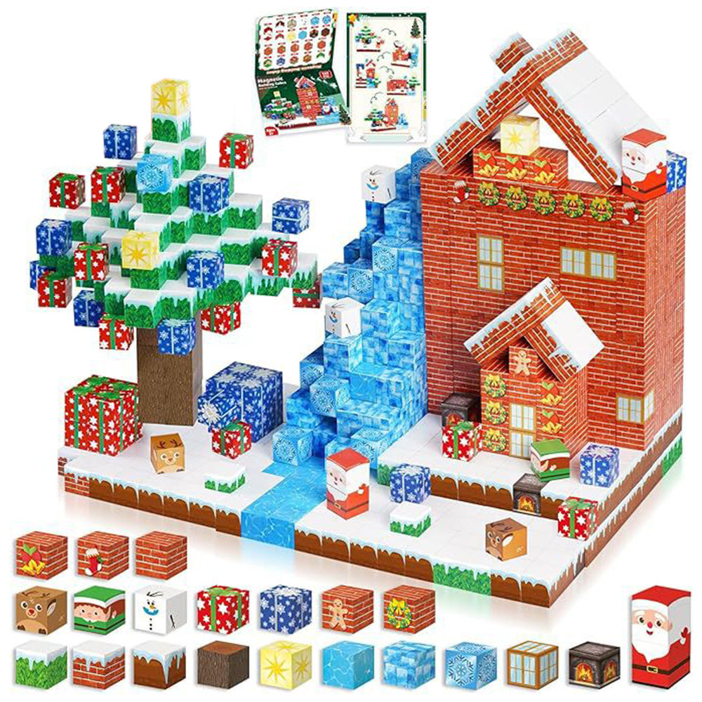 Christmas Building Cubes Sets for Boys and Girls