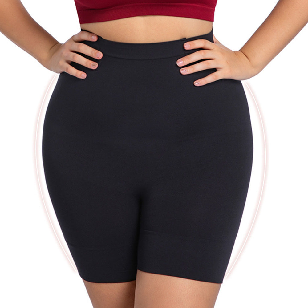 Seamless Shapewear Tummy Control Short High Waist Shapewear Short for Women-Black