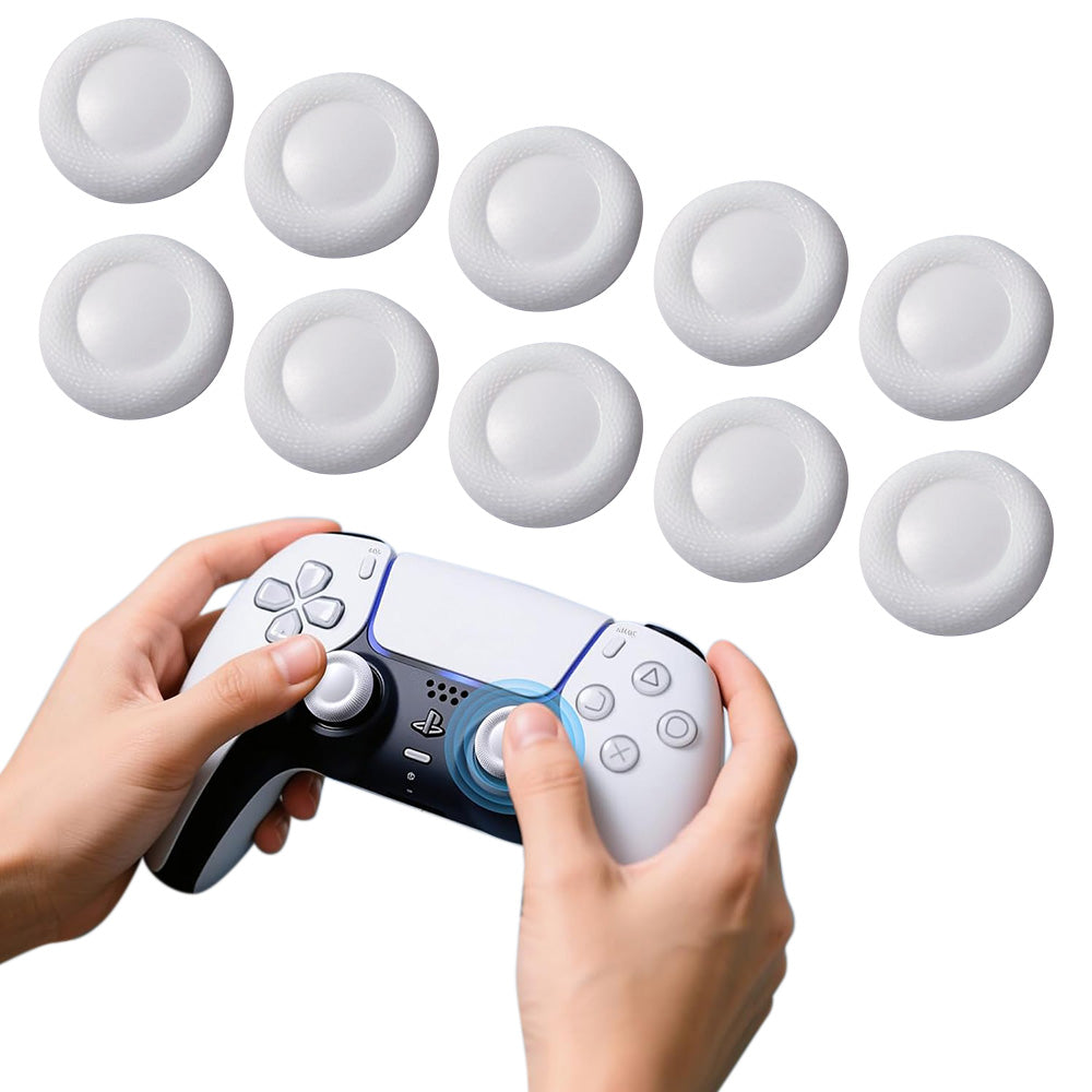 10 Pack TPU Thumb Grip Caps for PS4 and PS5 Controller Joysticks