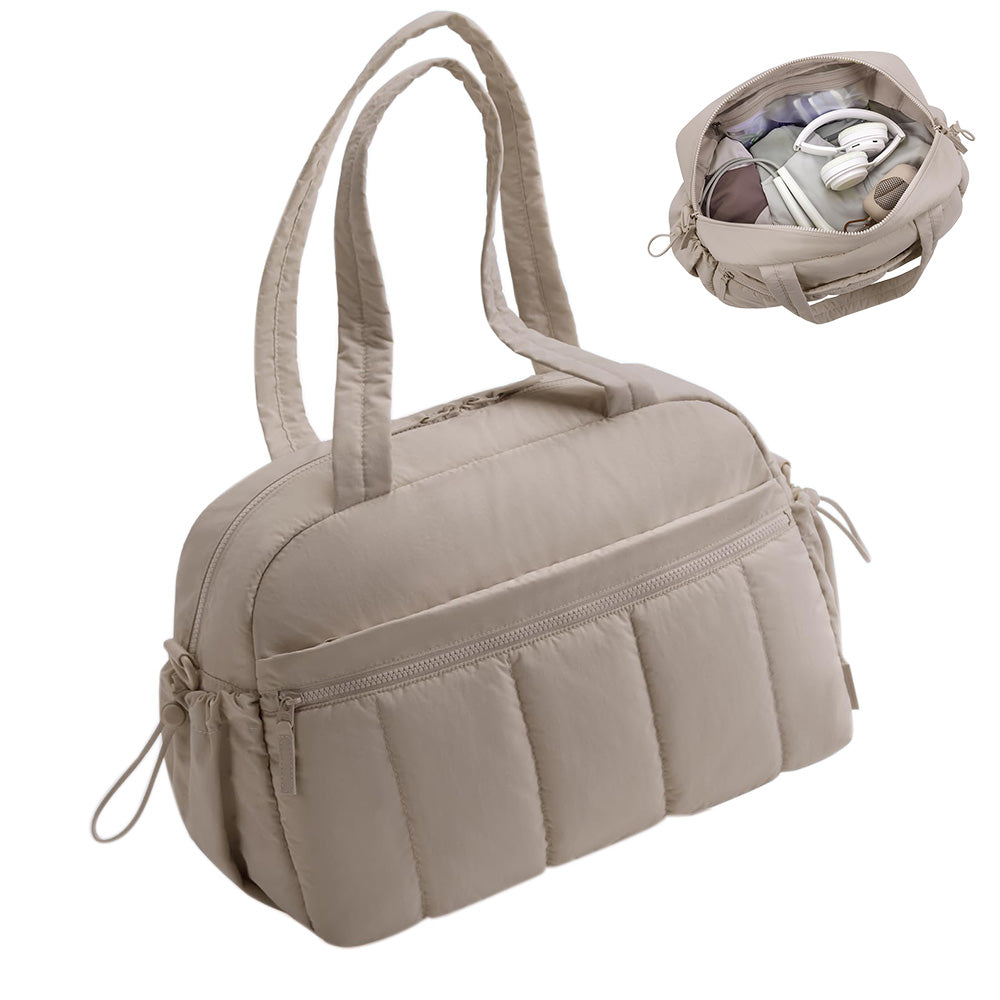 Womens Travel Gym Duffle Bag with Wet Pocket Carry-On Weekender