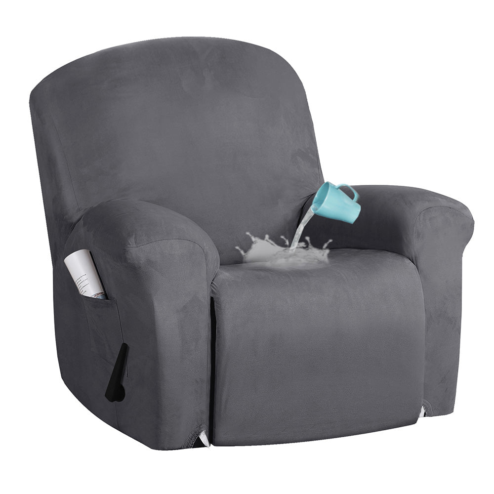 Recliner Chair Cover Recliner Stretch Sofa Slipcover Separate 4 Pieces Recliner Couch Covers