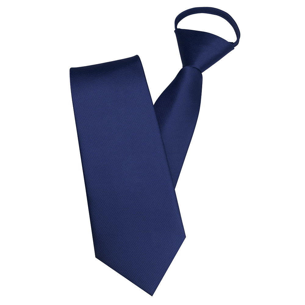 Men Pre-Tied Zip Necktie 8 cm for Wedding Business Formal Wear