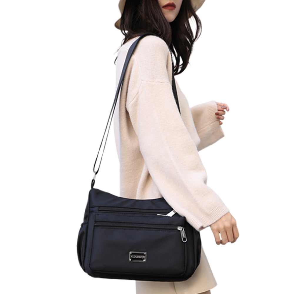 Women Shoulder Handbag Roomy Multiple Pockets Bag Ladies Crossbody Purse