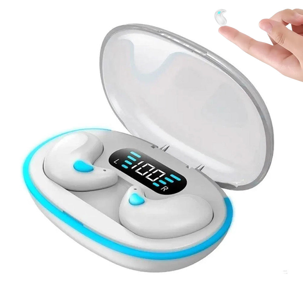 X55 Ultra-Thin Sleep Headphones - Wireless Bluetooth 5.3 Earphones, Side Sleeper Design
