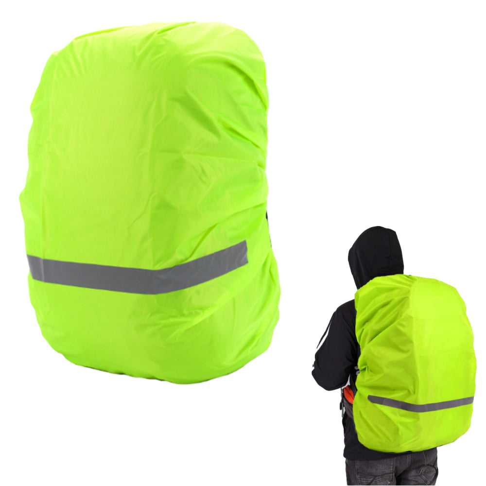 Water-Resistant Outdoor Backpack Rain Cover with Reflective Strip