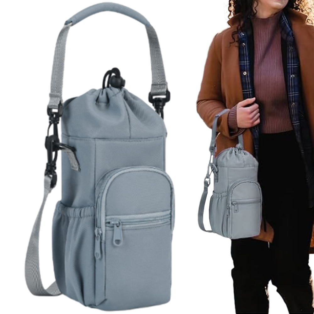 Water Bottle Sleeve with Adjustable Strap for 40oz Tumbler Cup Water Bottle