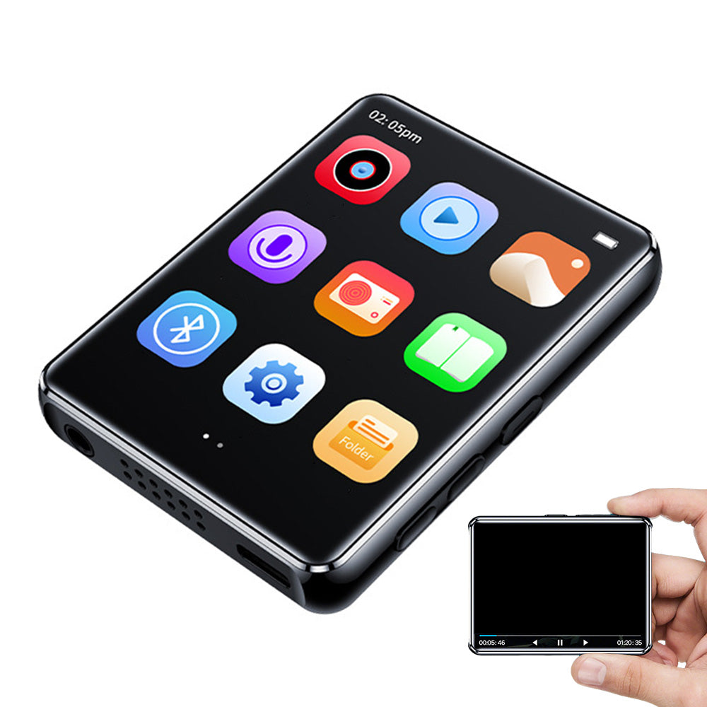 MP3 Player Bluetooth 2.4 Inch Full Touch Screen Portable