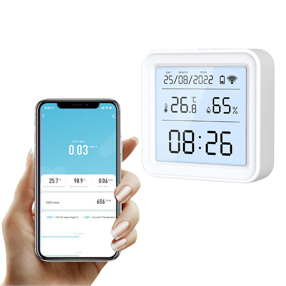 WiFi Smart Thermometer Hygrometer APP Indoor Temperature Monitor