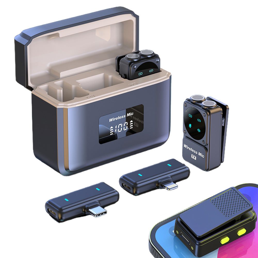 Wireless Microphone for iPhone and Android for Video Recording