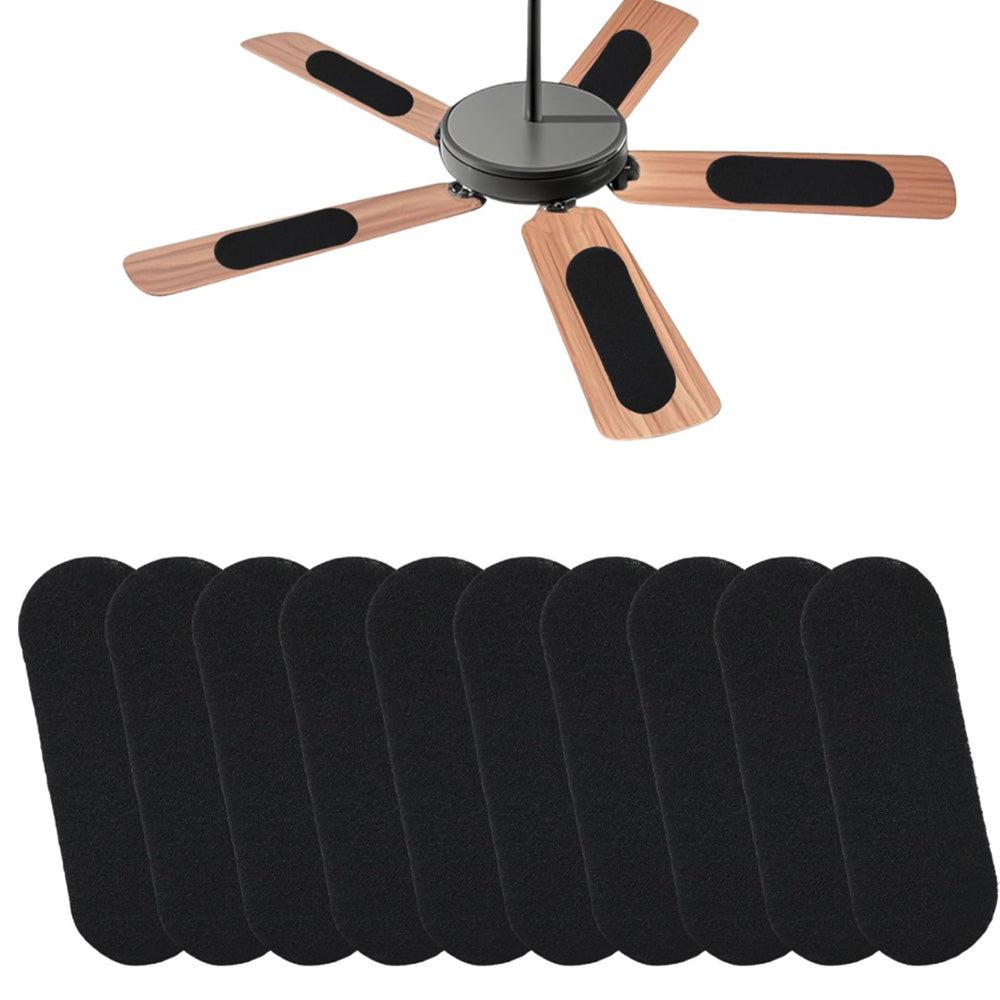 10 Pack Ceiling Fan Filter Pads Activated Carbon Fiber for Blade Odor Dust Removal