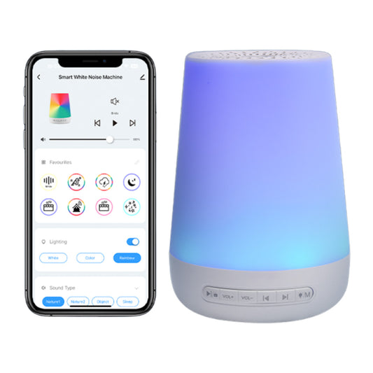 White Noise Sound Machine Sleep Therapy Relaxation Light