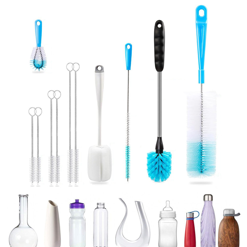 Multi Size Cup Brush Set Long Cleaning Brush Sports Water Bottle Brush for Cups Water Bottles