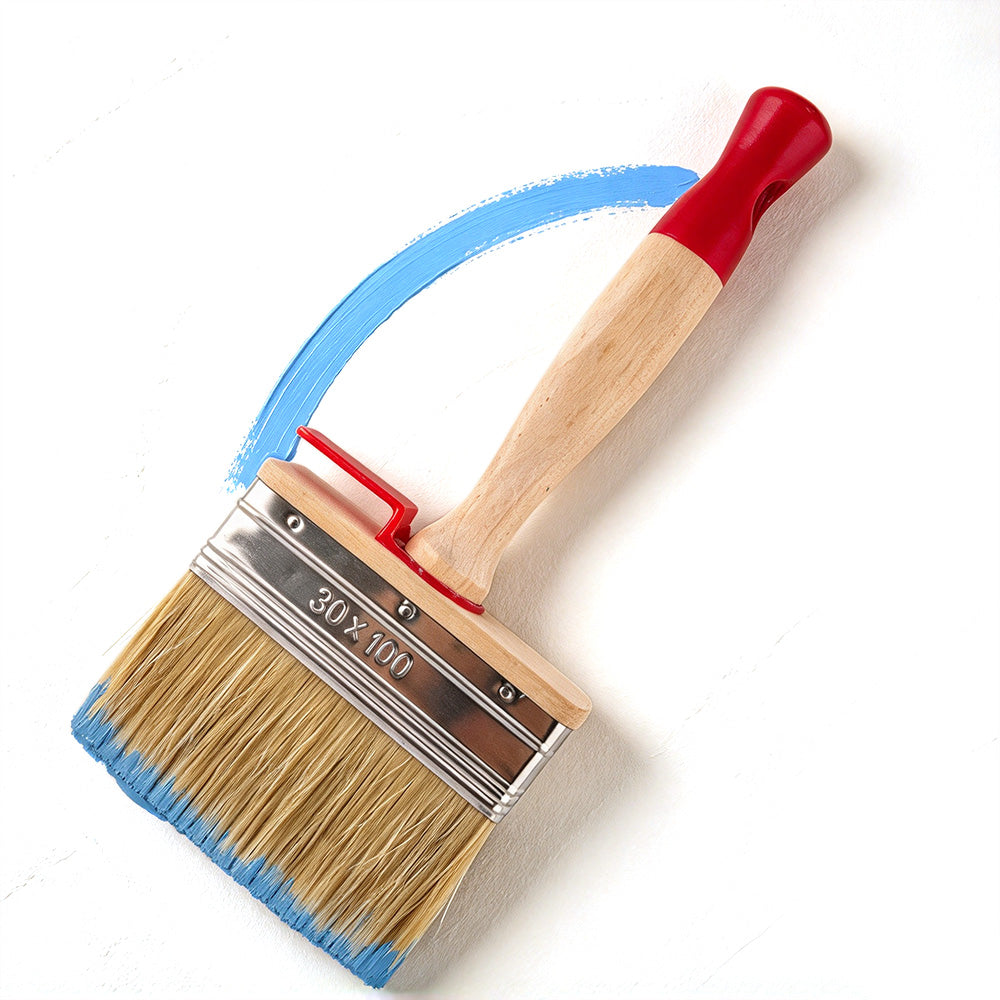 Thickened Square Paint Brush 3 cm PET Bristle for Wall Fence Door