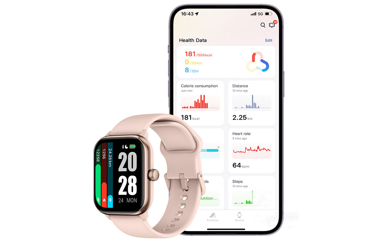 Bluetooth Calling Smartwatch with 1.85 Inch Display Fitness Tracking