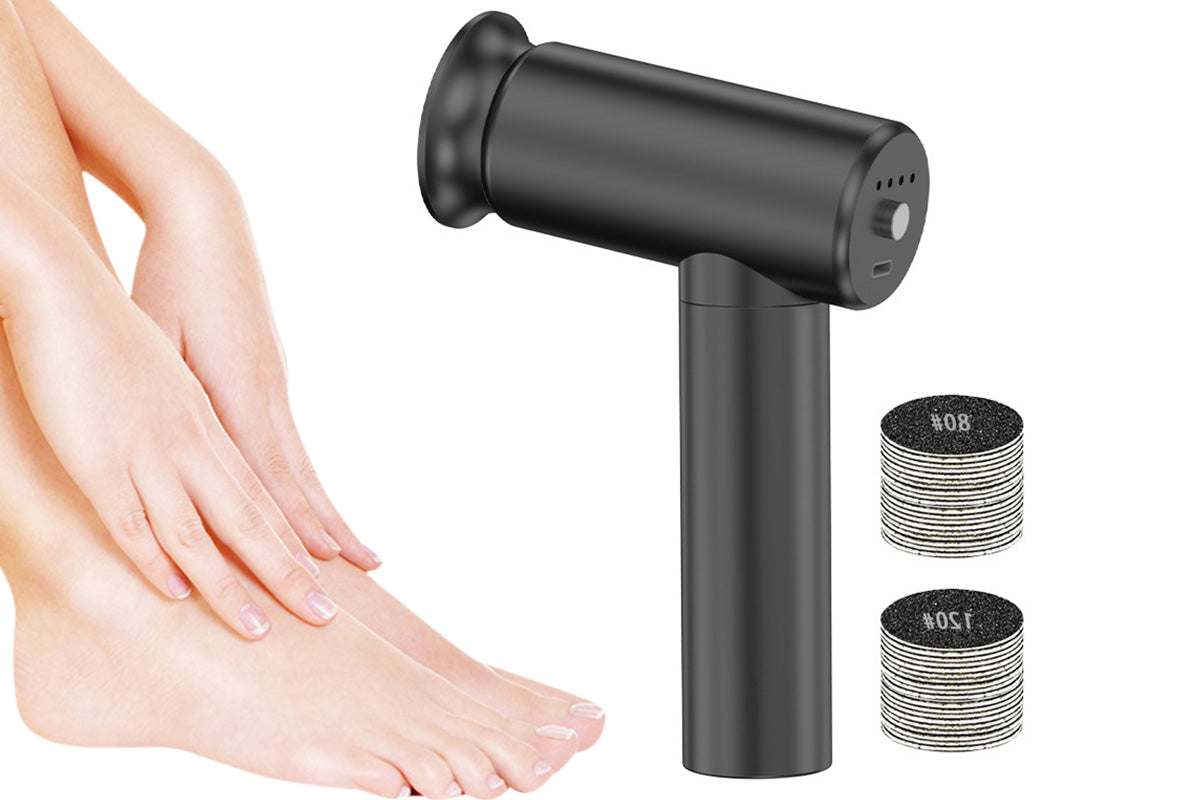 Electric Foot Callus Remover Pedicure Tools With 60PCS Sandpapers Foot Scrubber