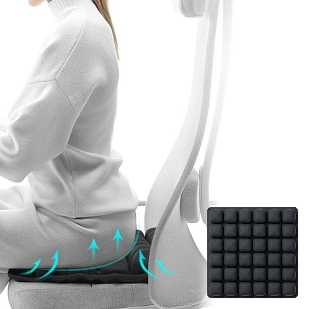 Air Cell Inflatable Seat Cushion 3D Airplane Seat for Office Chair Car Wheelchair