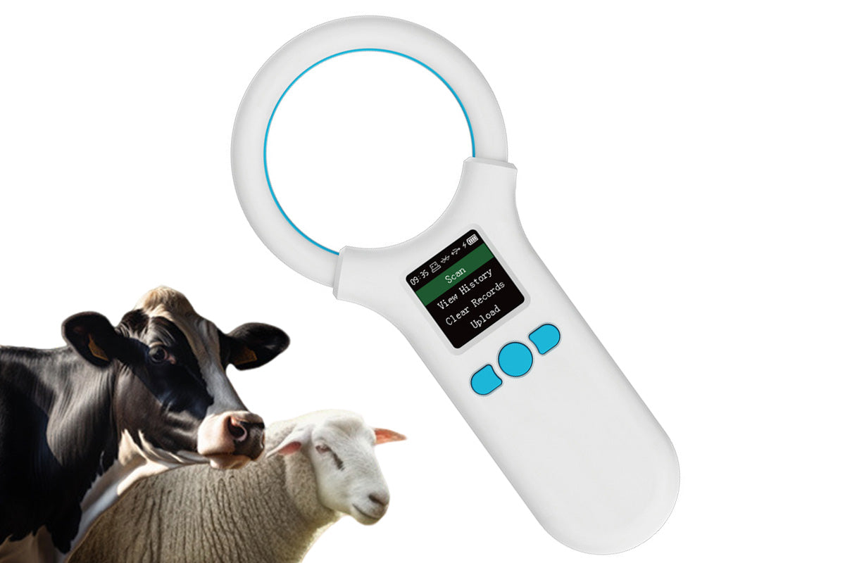 Pet Microchip Reader 134.2KHz/125KHz Dog Chip Scanner Animal ID Tag Scanner