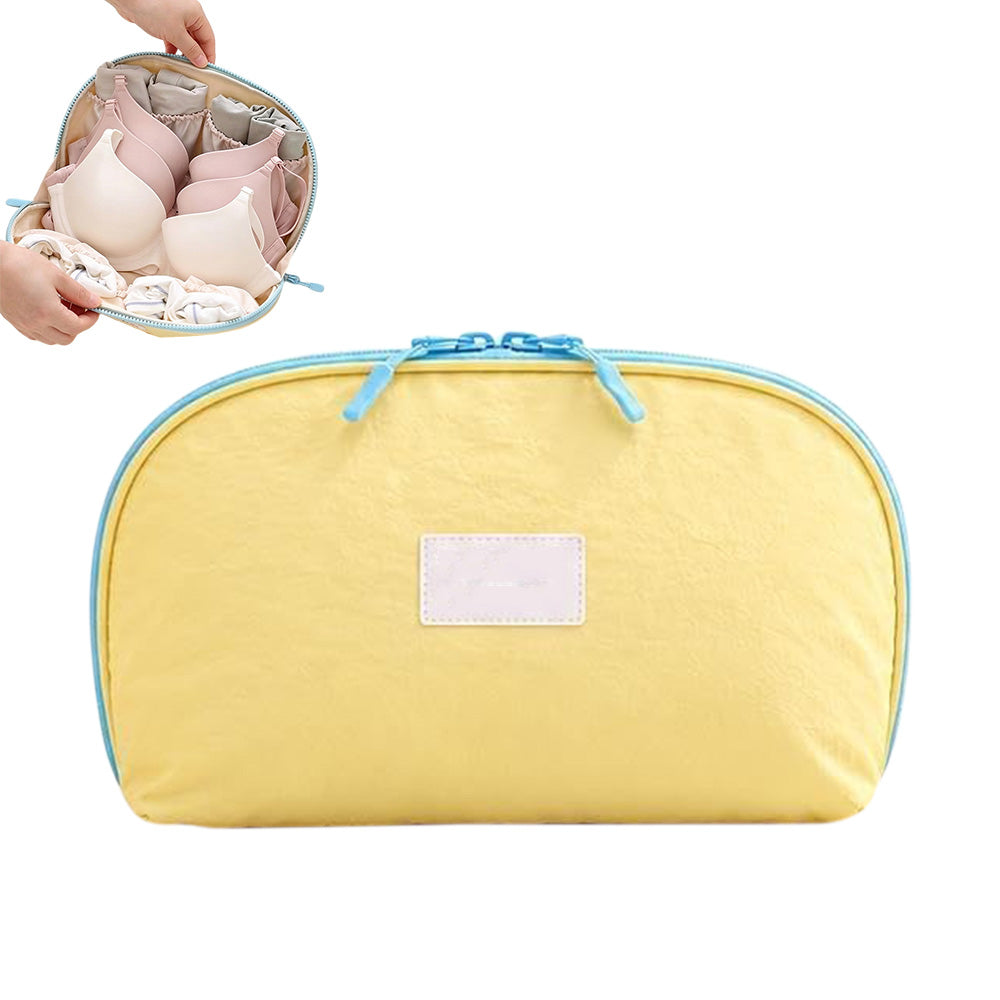 3-in-1 Clam-Shaped Underwear Bra Panty and Sock Travel Storage Bag