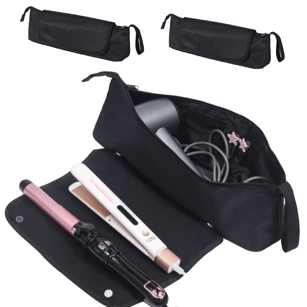 Hot Hair Tools Travel Bag with Removable Heat Resistant Mat for Curling Iron