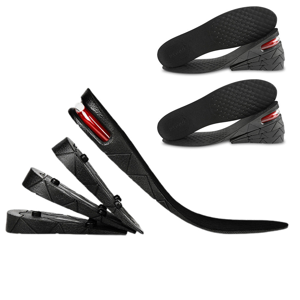 Height Increase Insoles Air Taller Cushion 1 Pair 4-Layer Heel Insert Insoles