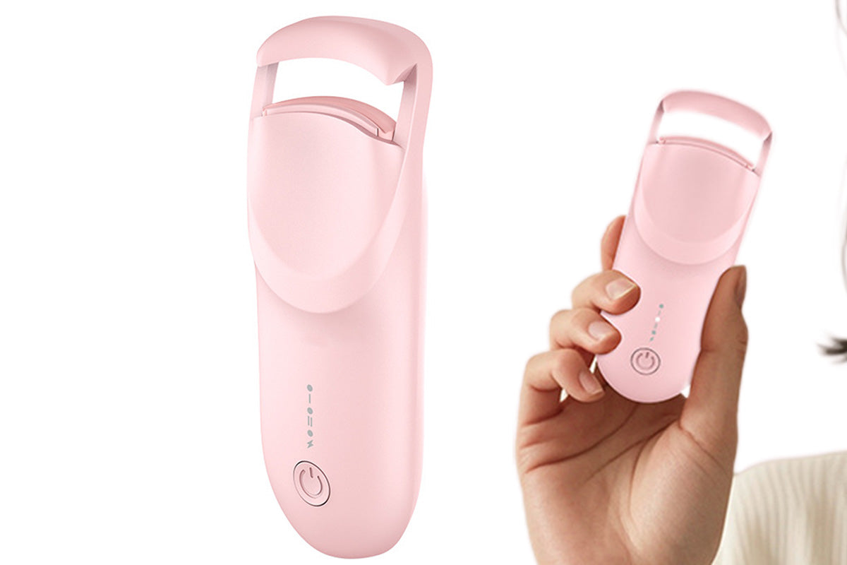 Heated Eyelash Curler Portable Electric Lash Curler for Long-Lasting Natural Curls