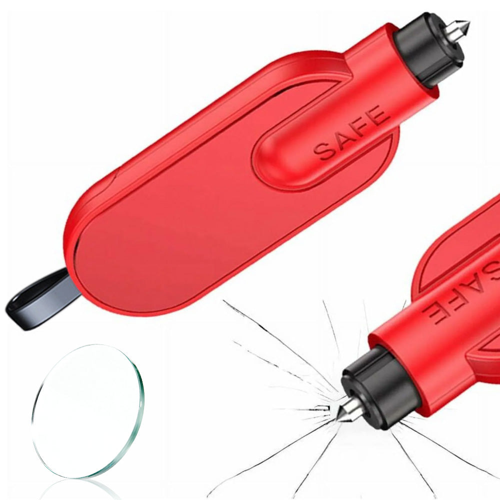 2 in 1 Car Emergency Escape Tool Glass Breaker Safety Hammer belt Cutter