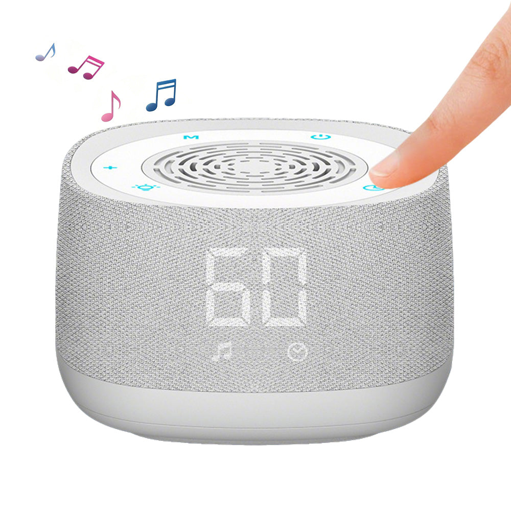 White Noise Sound Machine With Alarm Clock And Breathing Light