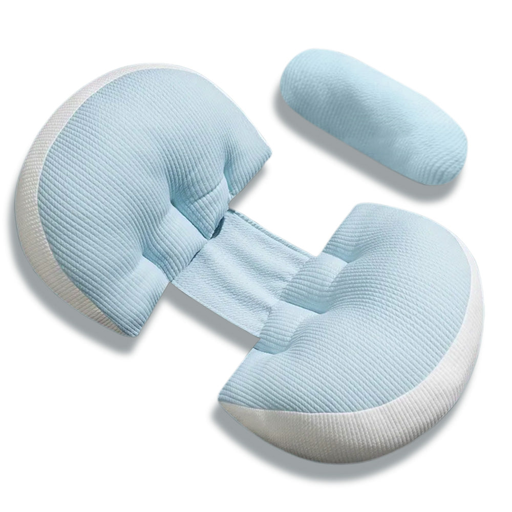 Portable Pregnancy Pillow W Shaped Maternity Support For Side Sleepers