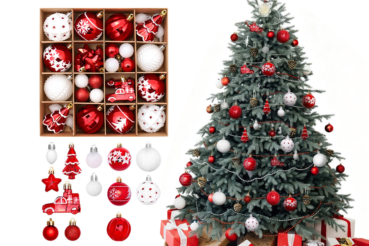 42-Piece Christmas Tree Decorations Ornament Set