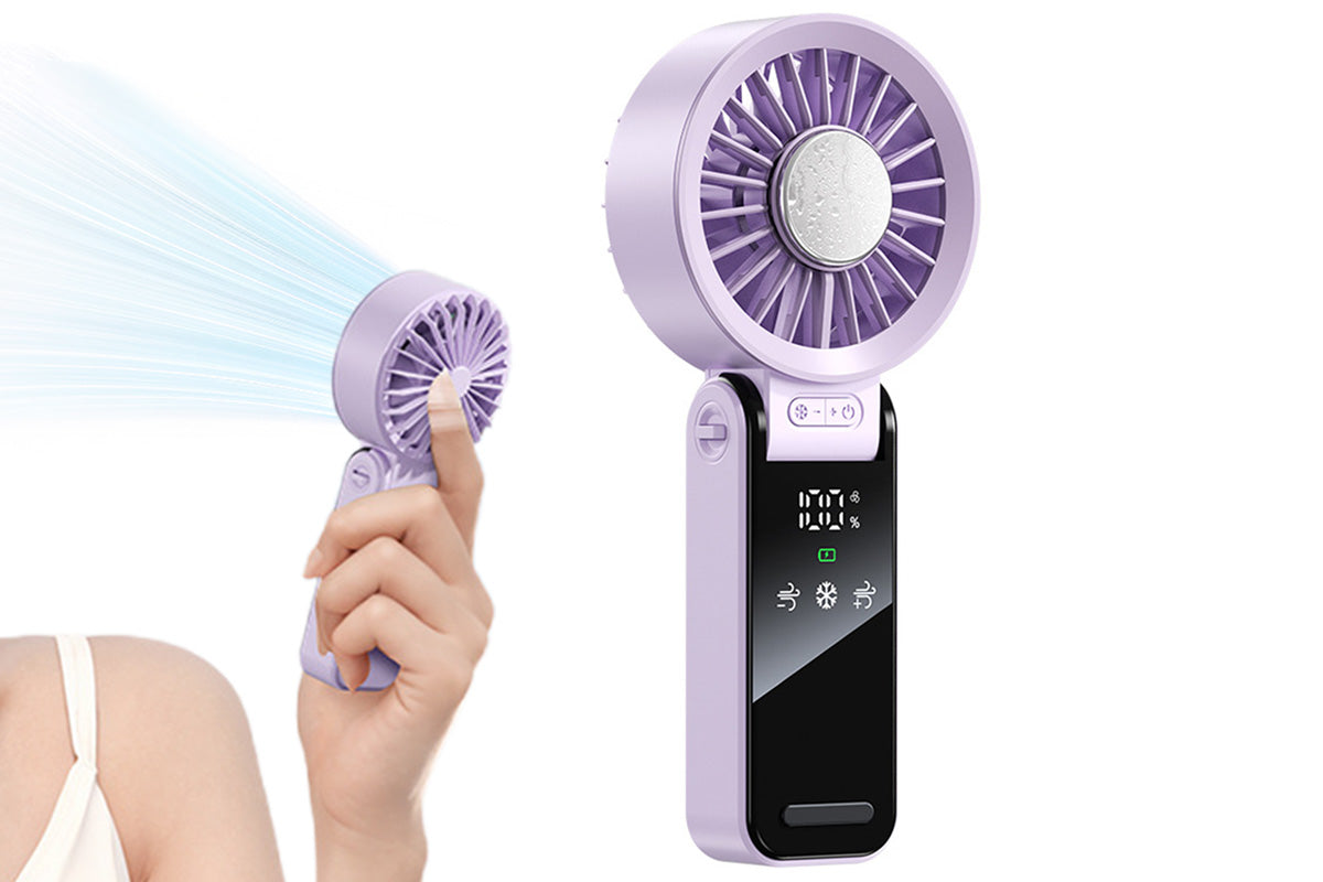 Handheld Foldable High Speed Fan for Travel Outdoor Home Office