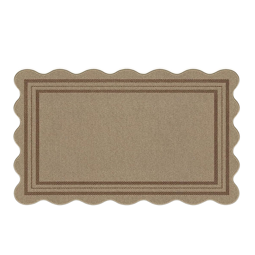 Geometric Crystal Velvet Area Rug Washable Floor Mat for Home-Style 3