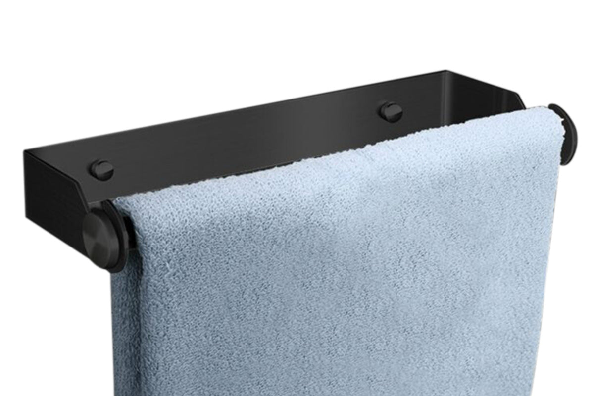 Paper Towel Holder Under Cabinet Wall Mount Stainless Steel Rack Towel Organizer