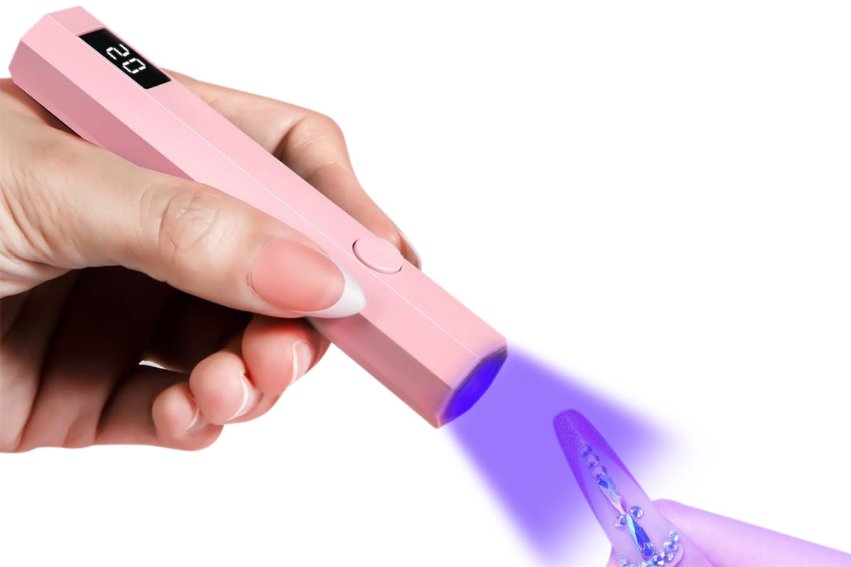 Handheld UV Nail Lamp Portable Gel Nail Dryer for Home Salon Use