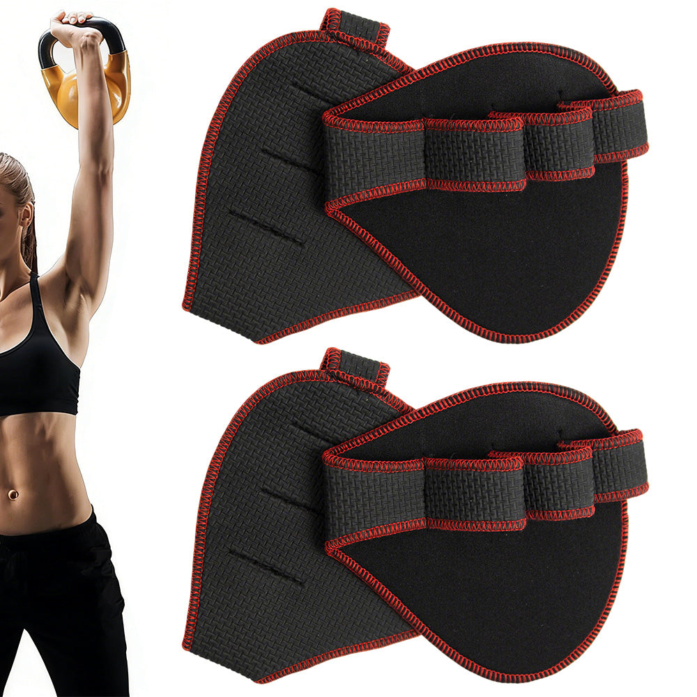2XFour Finger Gym Palm Grip Gloves Non Slip Weight Lifting Gloves for Men And Women