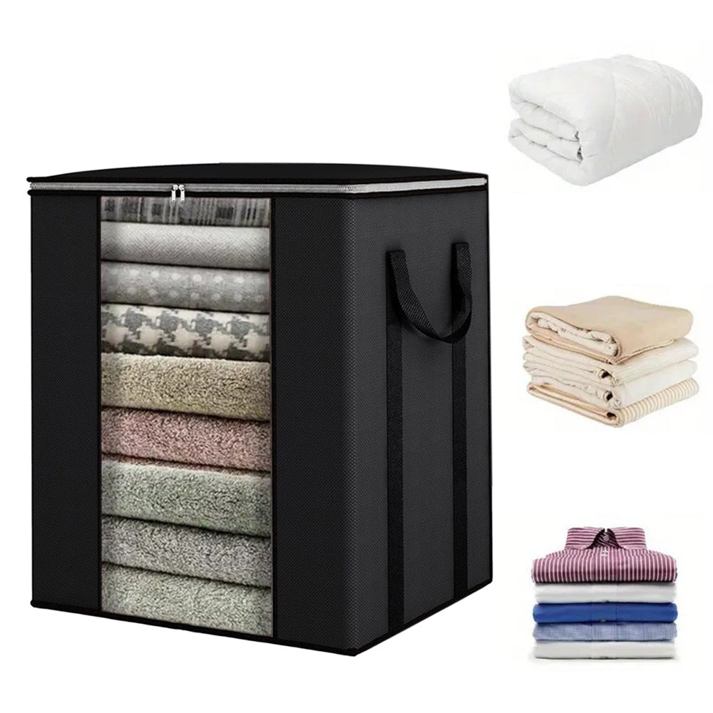 120L Extra Large Storage Bag Blanket Clothes Organizer Foldable Moving Tote