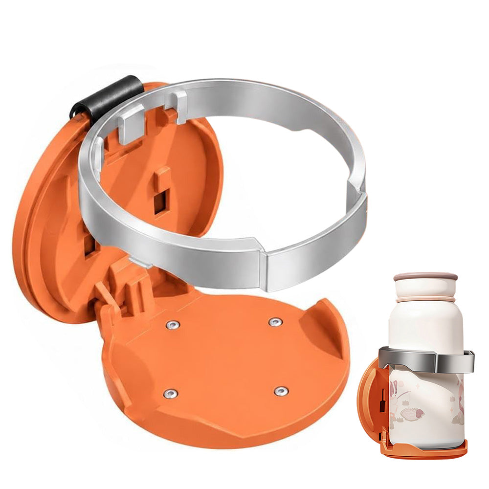 Adjustable Folding Car Door Cup Holder Clip-On Drink Organizer